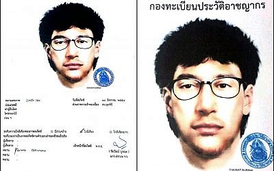This image released by the Royal Thai Police on Wednesday, Aug. 19, 2015, shows a detailed sketch of the main suspect in a bombing that killed a number of people at the Erawan shrine in downtown Bangkok, on Monday. (Royal Thai Police via AP) This image released by the Royal Thai Police on Wednesday, Aug. 19, 2015, shows a detailed sketch of the main suspect in a bombing that killed a number of people at the Erawan shrine in downtown Bangkok, on Monday. (Royal Thai Police via AP)
