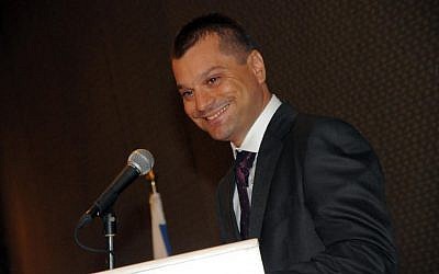 Avi Kasztan, CEO and co-founder of Israeli cyber-Intelligence firm Sixgill (Courtesy)
