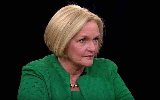 Democratic Senator Claire McCaskill (YouTube screenshot)