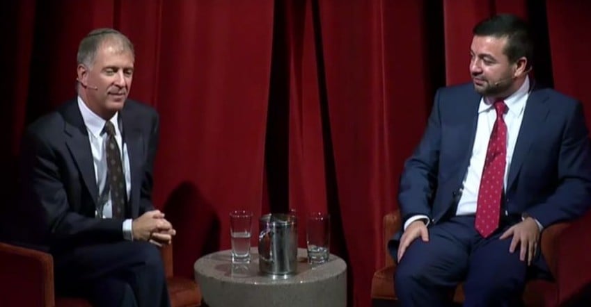 The Shalom Hartman Institute's President, Rabbi Donniel Hartman, and Imam Abdullah Antepli discuss the Muslim Leadership Initiative in San Francisco in 2014 (YouTube screenshot) The Shalom Hartman Institute's President, Rabbi Donniel Hartman, and Imam Abdullah Antepli discuss the Muslim Leadership Initiative in San Francisco in 2014 (YouTube screenshot)