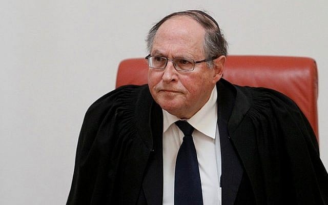 Former Supreme Court justice Elyakim Rubinstein in 2012. (Uri Lenz/Flash90) Former Supreme Court justice Elyakim Rubinstein in 2012. (Uri Lenz/Flash90)