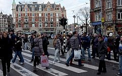 Illustrative photo of Amsterdam, Holland, December 19, 2011. (Nati Shohat/Flash90)
