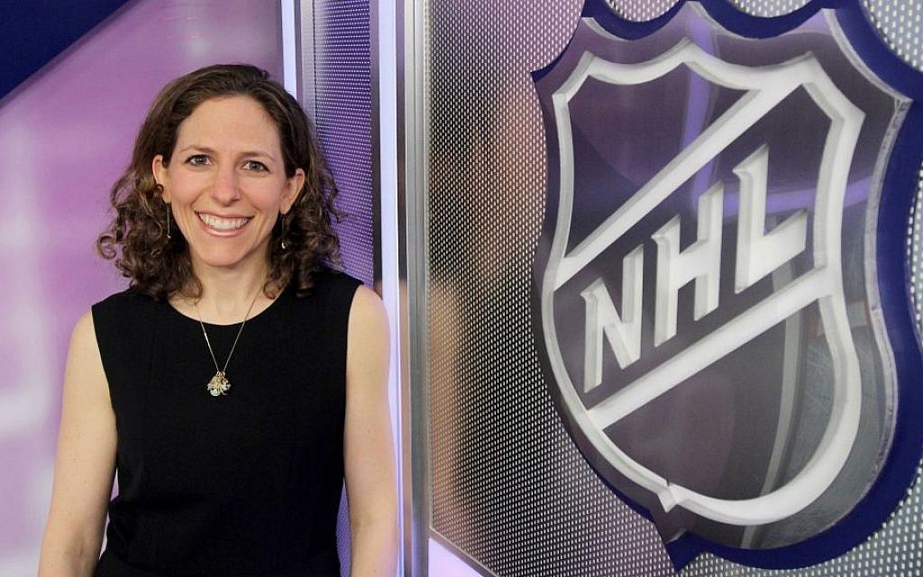Jessica Berman, a vice president and deputy general counsel for the National Hockey League, says she has a 'dream job.' (Thomas Nycz/NHLI/via JTA) Jessica Berman, a vice president and deputy general counsel for the National Hockey League, says she has a 'dream job.' (Thomas Nycz/NHLI/via JTA)