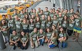 Illustrative photo of young American olim who plan to enlist in the IDF as lone soldiers, August 17, 2015. (Nefesh B’Nefesh)