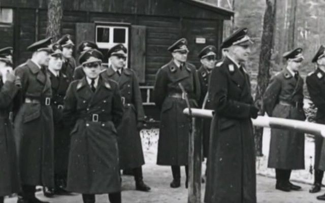 Nazi officers at the Stalag Luft III POW camp, the scene of the 'Great Escape' mass breakout (YouTube screenshot) Nazi officers at the Stalag Luft III POW camp, the scene of the 'Great Escape' mass breakout (YouTube screenshot)