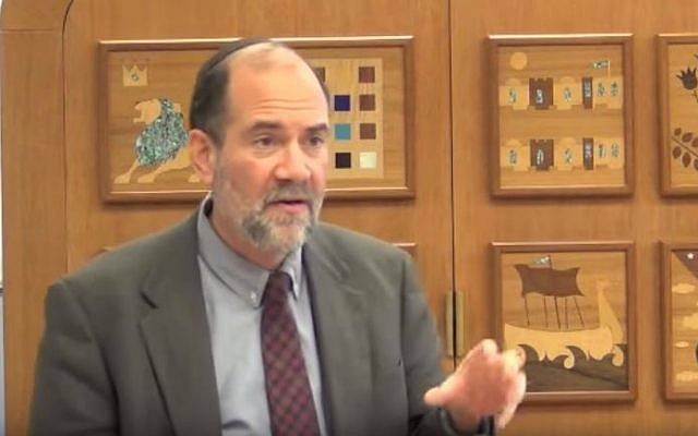 Rabbi Jonathan Rosenblatt (screen capture: YouTube)