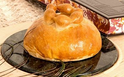 A Rosh Hashanah Crown Challah from Carol Ungar's 'Jewish Soul Food' (Courtesy )