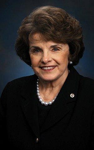 US Senator Dianne Feinstein (photo credit: Wikimedia Commons/Public domain)