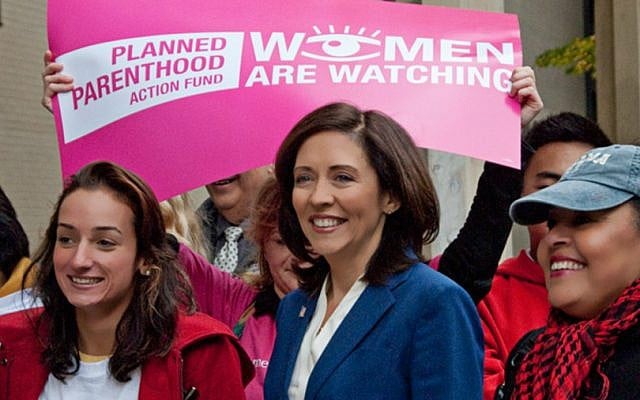 Senator Maria Cantwell (D-Washington) at a 2012 rally in Seattle. (Flickr/CarlB104/CC BY 2.0) Senator Maria Cantwell (D-Washington) at a 2012 rally in Seattle. (Flickr/CarlB104/CC BY 2.0)