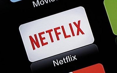 This June 24, 2015 photo shows the Netflix Apple TV app icon. (Dan Goodman/AP)