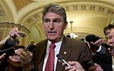 Sen. Joe Manchin, D-W.Va., talks to the media on Capitol Hill in Washington, Tuesday, Nov. 18, 2014. (Carolyn Kaster/AP)