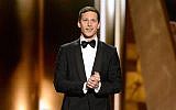 Andy Samberg speaks at the 67th Primetime Emmy Awards on Sunday, Sept. 20, 2015, at the Microsoft Theater in Los Angeles. (Photo by Phil McCarten/Invision for the Television Academy/AP Images)