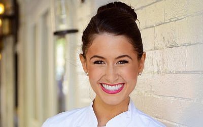 Chloe Coscarelli, a winner of “Cupcake Wars,” has opened a hip vegan eatery in Manhattan. (Mikey Pozarik/Paperwhite Studio / JTA)