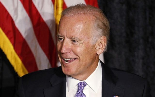 Vice President Joe Biden discusses the Iran nuclear deal with Jewish community leaders at the David Posnack Jewish Community Center in Davie, Florida, September 3, 2015. (AP/Joel Auerbach) Vice President Joe Biden discusses the Iran nuclear deal with Jewish community leaders at the David Posnack Jewish Community Center in Davie, Florida, September 3, 2015. (AP/Joel Auerbach)