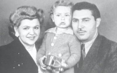 Kreutzberger with his parents, German Jews who fled the Nazis for Chile, where he was born in 1940. (Courtesy of Univision/JTA)