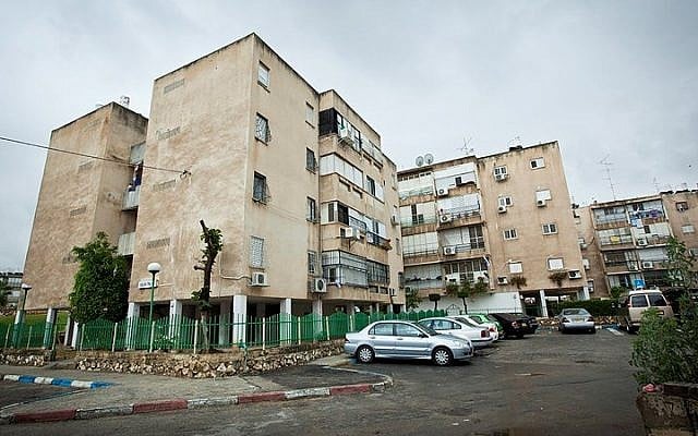 View of residential buildings, in the central Israeli town of Lod. (Moshe Shai/FLASH90) View of residential buildings, in the central Israeli town of Lod. (Moshe Shai/FLASH90)