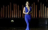 Israeli model Bar Refaeli in Jerusalem, June 18, 2015 (Marc Israel Sellem/Pool)