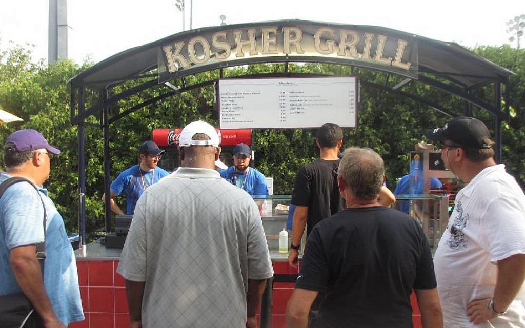 Kosher Grill owner Jonathan Katz founded Kosher Sports Inc., which operates concession stands in Baltimore, Philadelphia, Chicago, Detroit, Miami and elsewhere. His company has even provided kosher food at the Super Bowl. (Howard Blas/The Times of Israel) Kosher Grill owner Jonathan Katz founded Kosher Sports Inc., which operates concession stands in Baltimore, Philadelphia, Chicago, Detroit, Miami and elsewhere. His company has even provided kosher food at the Super Bowl. (Howard Blas/The Times of Israel)