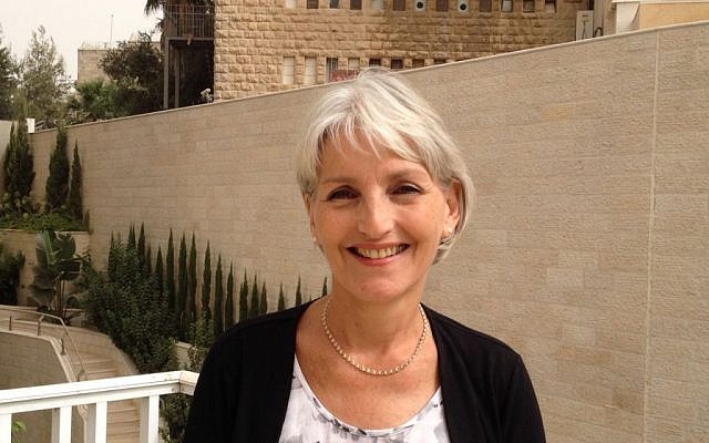 Search for Common Ground Jerusalem office co-director Sharon Rosen, September 10, 2015 (Elhanan Miller/Times of Israel)