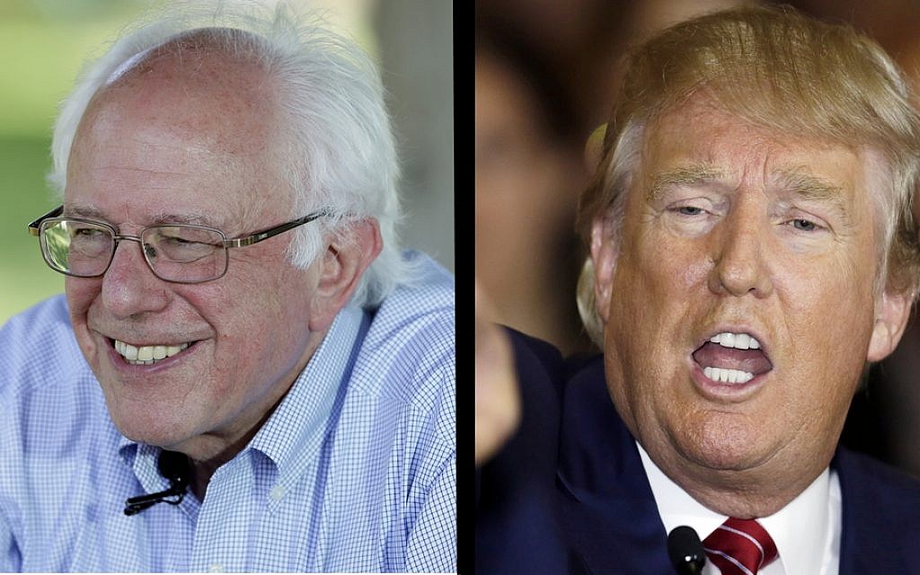 Bernie Sanders and Donald Trump (Charlie Neibergall/AP; Mark Lennihan/AP) Bernie Sanders and Donald Trump (Charlie Neibergall/AP; Mark Lennihan/AP)