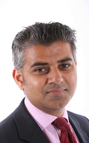 The British Labour Party's candidate for mayor of London, Sadiq Khan. (public domain via wikipedia)