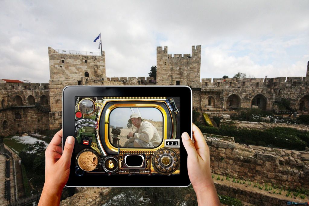 'Swipe the Citadel,' one of the new apps and games featured at the Tower of David Museum, which is looking to appeal to younger visitors (Courtesy Tower of David Museum)