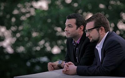 Chaimie (Jamie Elman) and Leizer (Eli Batalion) continue to ponder tensions between Jewish tradition and secular society in season 2 of 'YidLife Crisis.' (YouTube)
