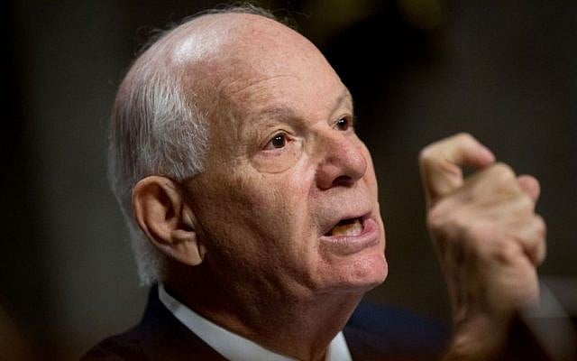 In this July 23, 2015 file photo, Senator Ben Cardin, speaks on Capitol Hill in Washington. (Andrew Harnik/ AP) In this July 23, 2015 file photo, Senator Ben Cardin, speaks on Capitol Hill in Washington. (Andrew Harnik/ AP)