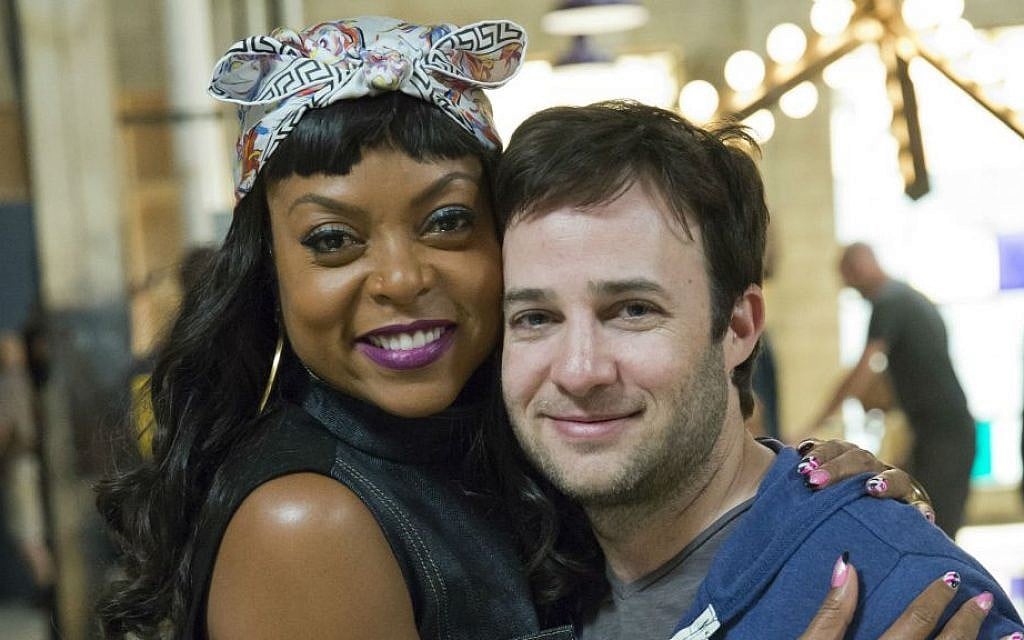 'Empire' co-creator Danny Strong, right, with series star Taraji P. Henson. (Chuck Hodes/FOX/JTA) 'Empire' co-creator Danny Strong, right, with series star Taraji P. Henson. (Chuck Hodes/FOX/JTA)
