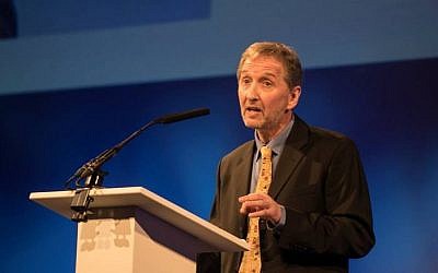 David Horovitz speaks to the UJIA Annual Dinner in London on September 21, 2015 (Blake Ezra Photography / UJIA) David Horovitz speaks to the UJIA Annual Dinner in London on September 21, 2015 (Blake Ezra Photography / UJIA)