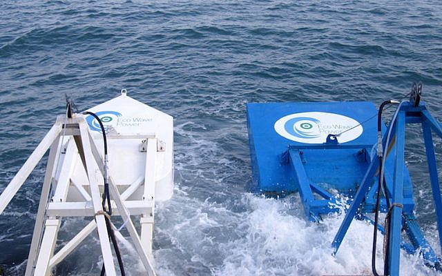 An Eco Wave Power device (Courtesy) An Eco Wave Power device (Courtesy)