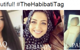 Women participating in #TheHabibatiTag campaign to promote Arab beauty (Screen capture via Twitter/ @BeautyArabian)