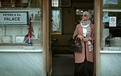 Muslim model Maria Idrissi as featured in H&M's autumn 2015 collection video. (screen shot: YouTube via H&M)