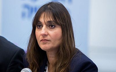 Education Ministry director Michal Cohen attends a Education, Culture, and Sports Committee meeting at the Ministry of Education in Jerusalem on August 24, 2015. (Yonatan Sindel/Flash90