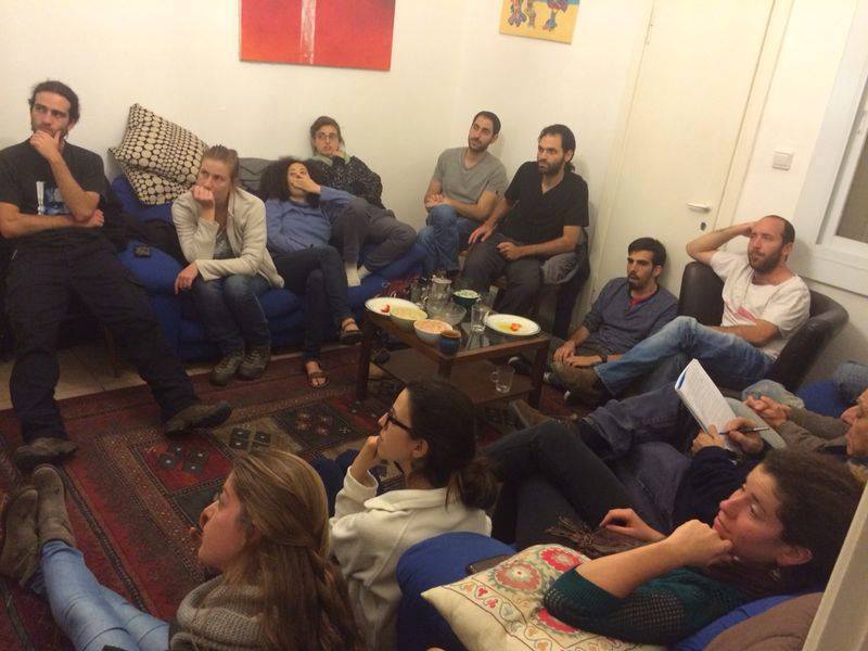 ofek3 An Ofek parlor meeting to recruit members in Jerusalem's Nahlaot neighborhood (Photo credit: Facebook)