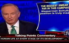 Bill O'Reilly on Fox News (YouTube screenshot)