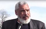 Pro-Palestinian minister Reverend Graylan Hagler. (YouTube screenshot)
