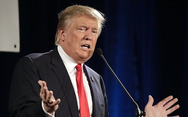 Republican presidential candidate Donald Trump speaks at the National Federation of Republican Assemblies on Saturday, Aug. 29, 2015, in Nashville, Tenn. (AP/Mark Humphrey) Republican presidential candidate Donald Trump speaks at the National Federation of Republican Assemblies on Saturday, Aug. 29, 2015, in Nashville, Tenn. (AP/Mark Humphrey)