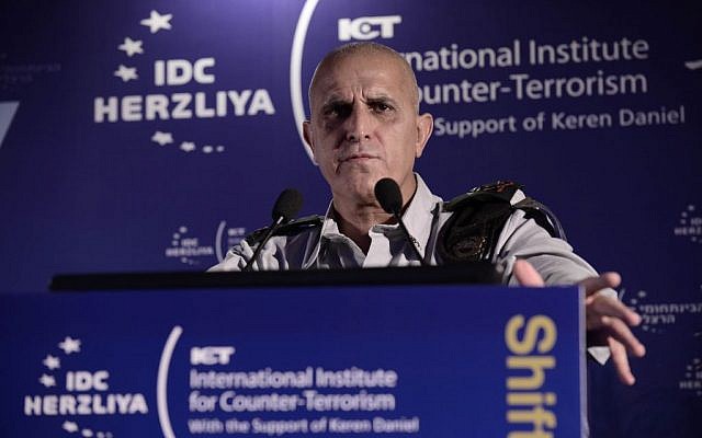Maj. Gen. Sami Turgeman, commander of IDF Southern Command, speaks at the ICT conference in Herzliya, September 7, 2015 (Tomer Neuberg) Maj. Gen. Sami Turgeman, commander of IDF Southern Command, speaks at the ICT conference in Herzliya, September 7, 2015 (Tomer Neuberg)