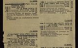 A Jewish school timetable from the Krakow gehtto in 1941. (Shem Olam)
