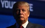 Republican presidential candidate Donald Trump at the CNBC debate on October 28, 2015 (Justin Sullivan/Getty Images/AFP)