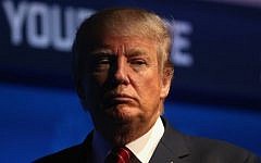 Republican presidential candidate Donald Trump at the CNBC debate on October 28, 2015 (Justin Sullivan/Getty Images/AFP)