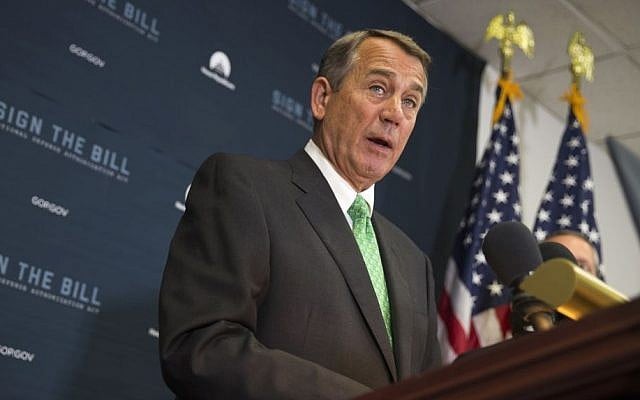 House Speaker John Boehner of Ohio speaks during a news conference on Capitol Hill in Washington, October 21, 2015. (Photo AP Photo/Evan Vucci, File) House Speaker John Boehner of Ohio speaks during a news conference on Capitol Hill in Washington, October 21, 2015. (Photo AP Photo/Evan Vucci, File)