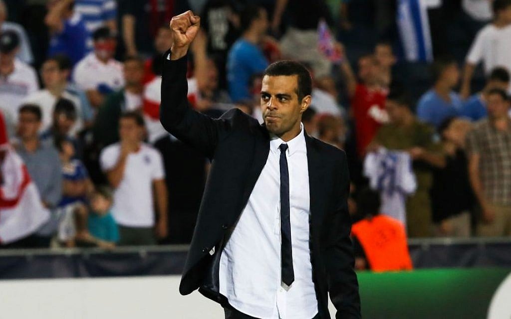 Back in June 2013, former coach of Israel's national team Guy Luzon celebrated a 1-0 victory over England during the UEFA European U21 Championships, Group A match between Israel and England at Teddy Stadium in Jerusalem, Israel. (Yonatan Sindel/Flash90) Back in June 2013, former coach of Israel's national team Guy Luzon celebrated a 1-0 victory over England during the UEFA European U21 Championships, Group A match between Israel and England at Teddy Stadium in Jerusalem, Israel. (Yonatan Sindel/Flash90)