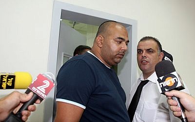 Shalom Domrani seen in a Rishon Letzion court in August, 2011. (Gideon Markowicz/FLASH90)