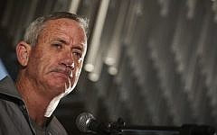 Former IDF chief of staff Benny Gantz in May 2015 (Hadas Parush/Flash90)