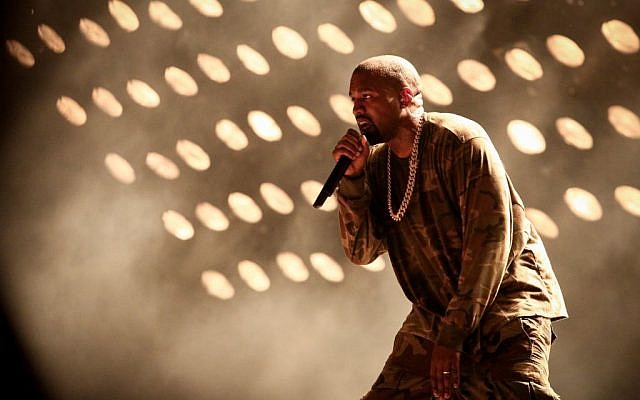 American rapper Kanye West performs at the Ramat Gan Stadium, near Tel Aviv, on September 30, 2015. (Flash90) American rapper Kanye West performs at the Ramat Gan Stadium, near Tel Aviv, on September 30, 2015. (Flash90)