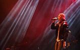 Matisyahu, Jewish-American reggae rapper and alternative rock musician performs at the Sultan Pool in Jerusalem on October 10, 2015. (Flash90)