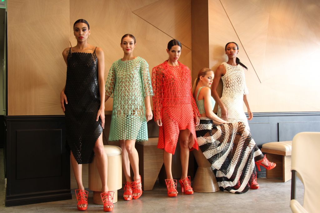 Peleg's five-piece, 3D-printed collection includes the shoes as well (Courtesy FABLife)