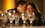 Two American Jews enjoy a party in Jerusalem at the end of a weeklong romantic voyage to Israel Wednesday, May 10, 2006. (AP Photo/Oded Balilty)